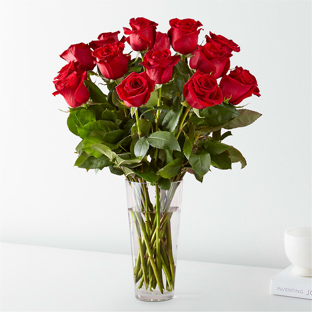 Long Stem Red Rose Bouquet – C & D FLORAL LTD, Pincher Creek AB