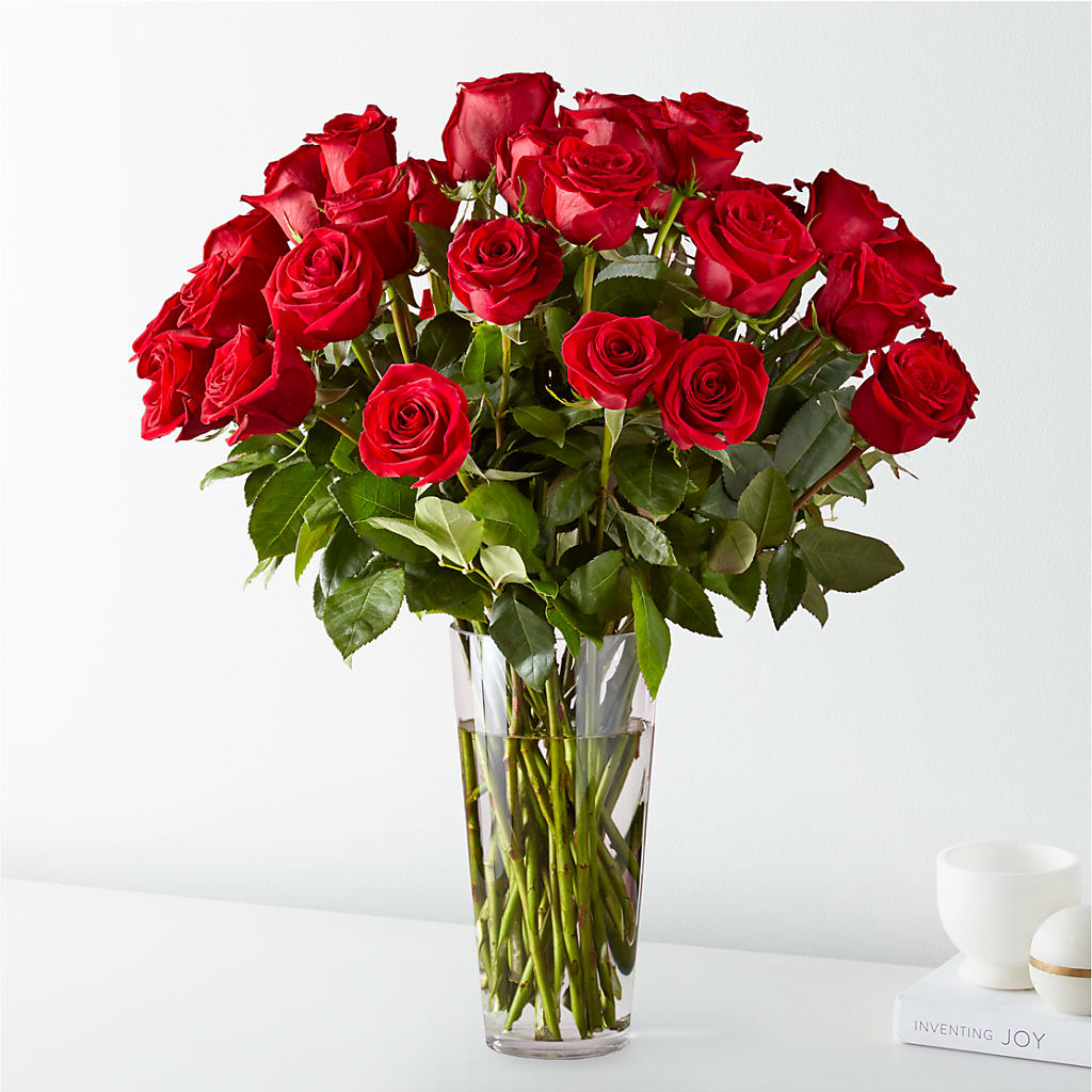 Long Stem Red Rose Bouquet – C & D FLORAL LTD, Pincher Creek AB