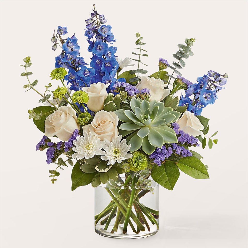 Cerulean Waves Bouquet – C & D FLORAL LTD, Pincher Creek AB