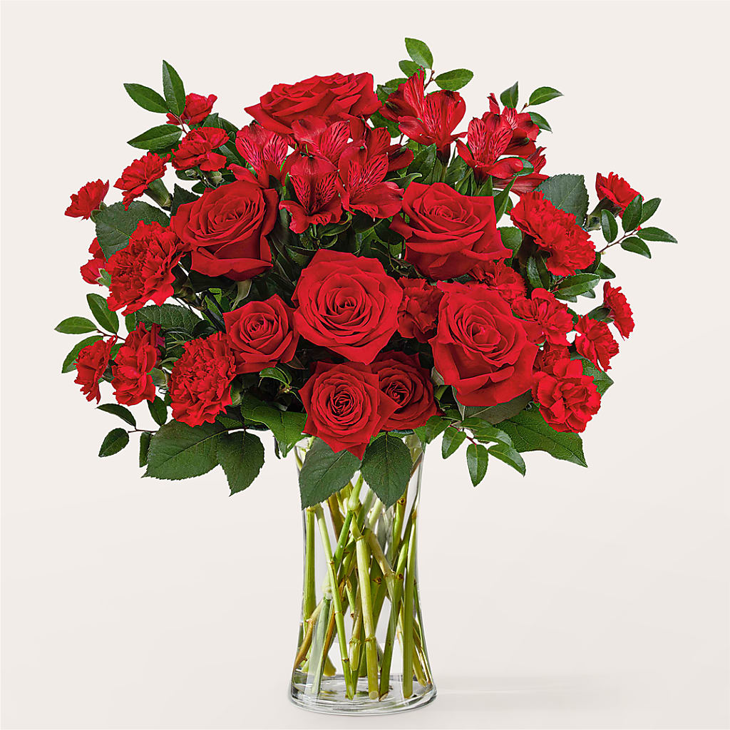 Brilliant Ruby Bouquet – C & D FLORAL LTD, Pincher Creek AB