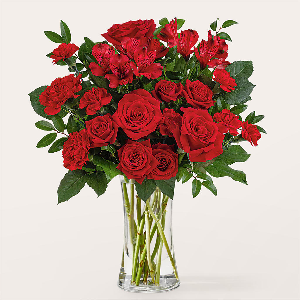 Brilliant Ruby Bouquet – C & D FLORAL LTD, Pincher Creek AB