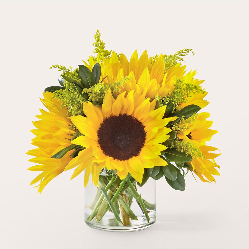 Beaming Sunflower Bouquet – C & D FLORAL LTD, Pincher Creek AB