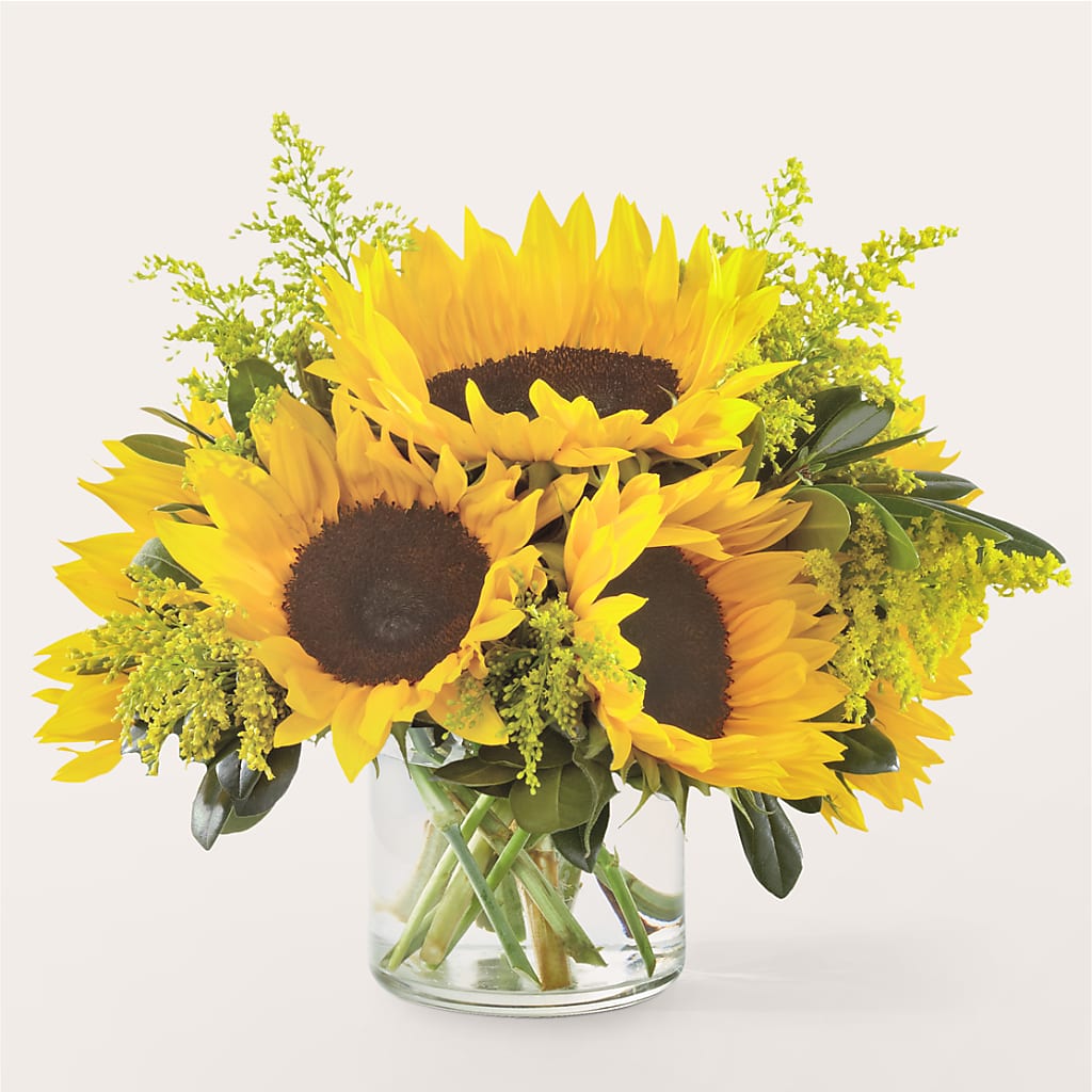 Beaming Sunflower Bouquet – C & D FLORAL LTD, Pincher Creek AB