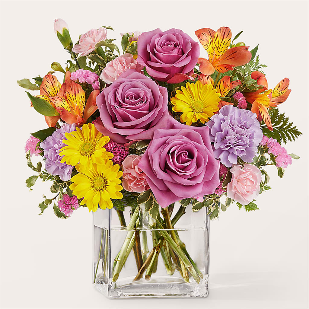 Shades of Happiness Bouquet – C & D FLORAL LTD, Pincher Creek AB