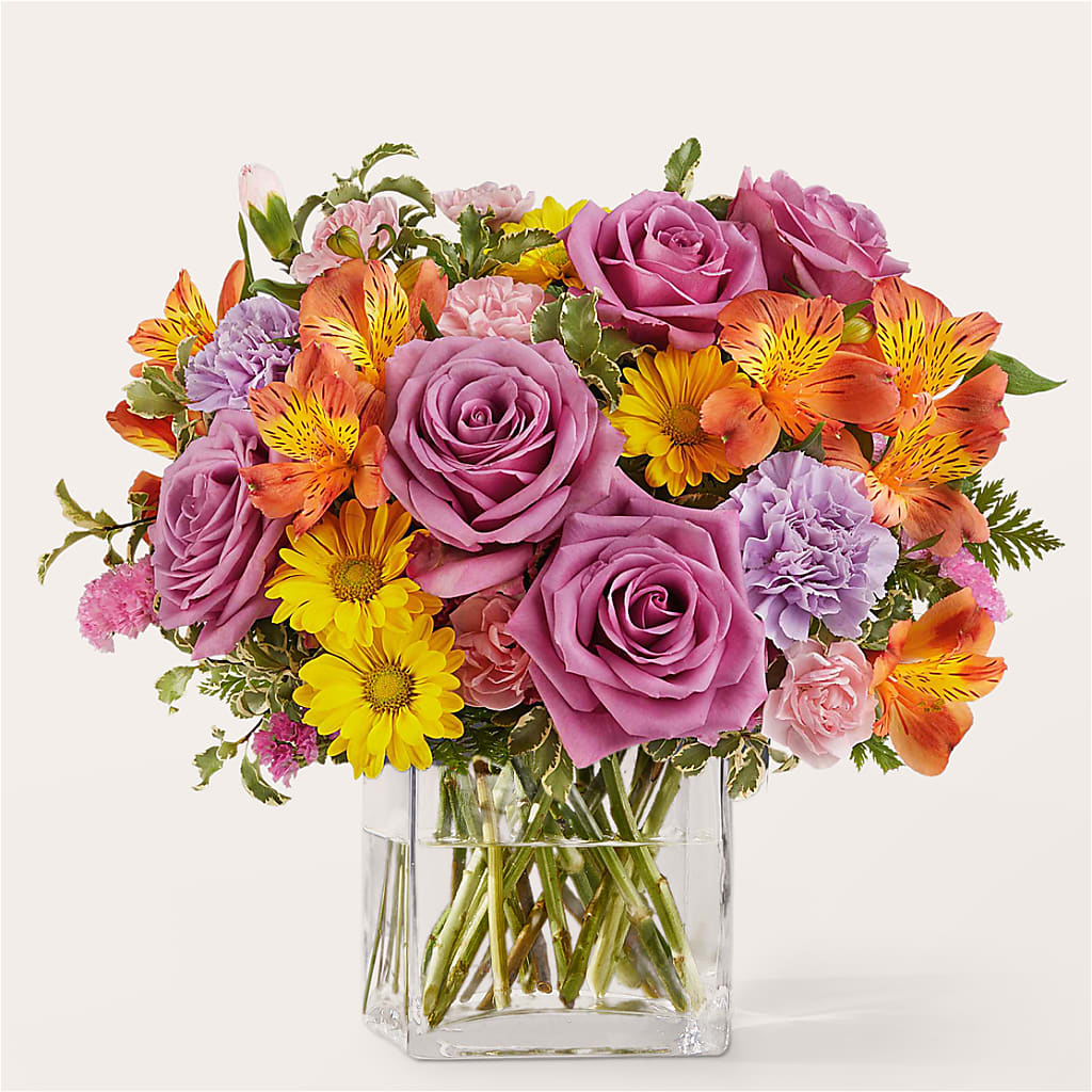 Shades of Happiness Bouquet – C & D FLORAL LTD, Pincher Creek AB