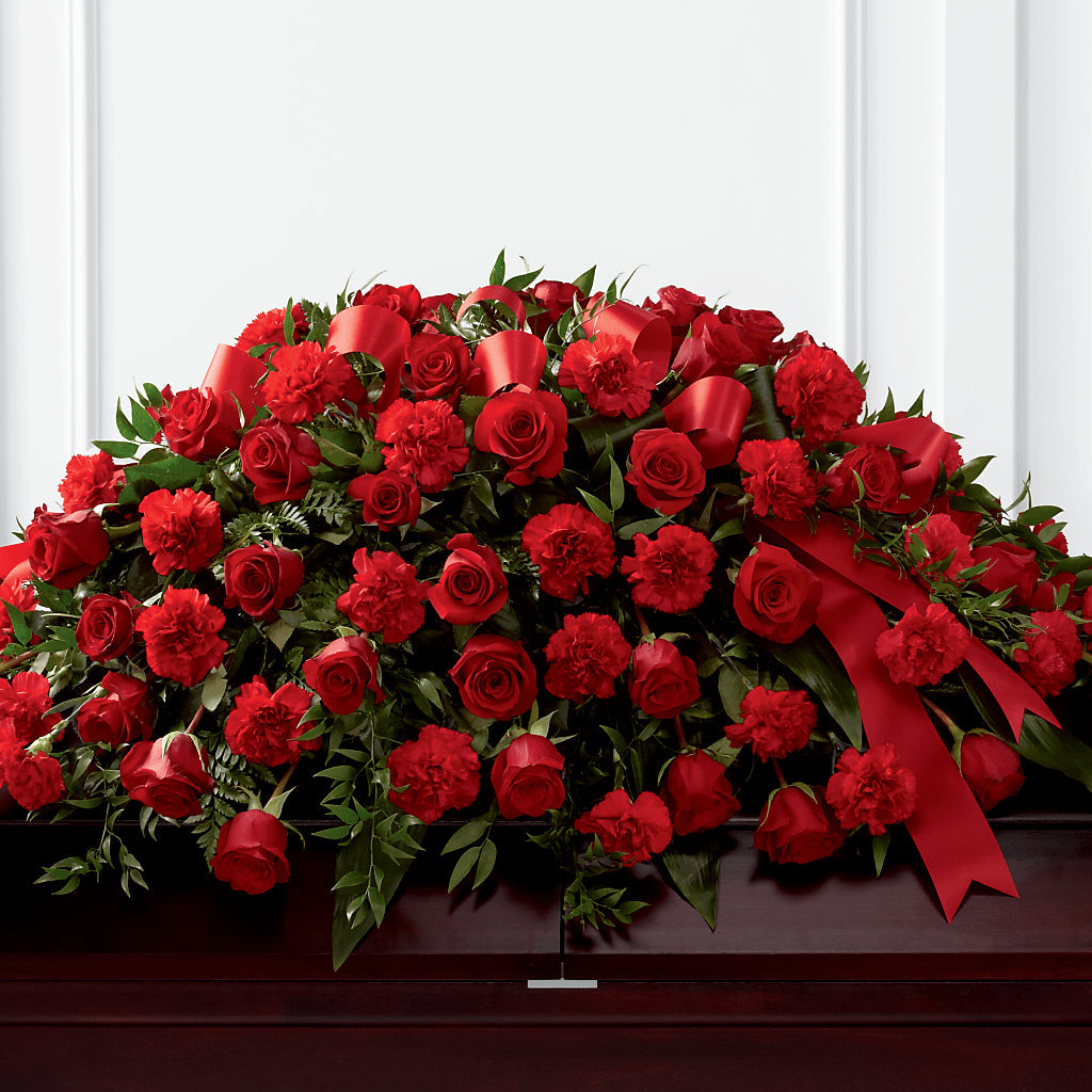 Tribute of Life Casket Spray – C & D FLORAL LTD, Pincher Creek AB