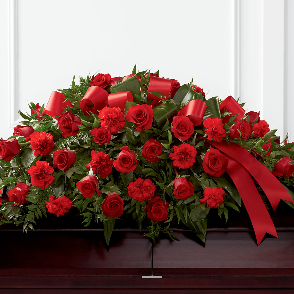 Tribute of Life Casket Spray – C & D FLORAL LTD, Pincher Creek AB