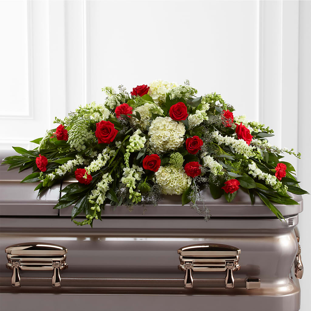 Sincerity Casket Spray – C & D FLORAL LTD, Pincher Creek AB