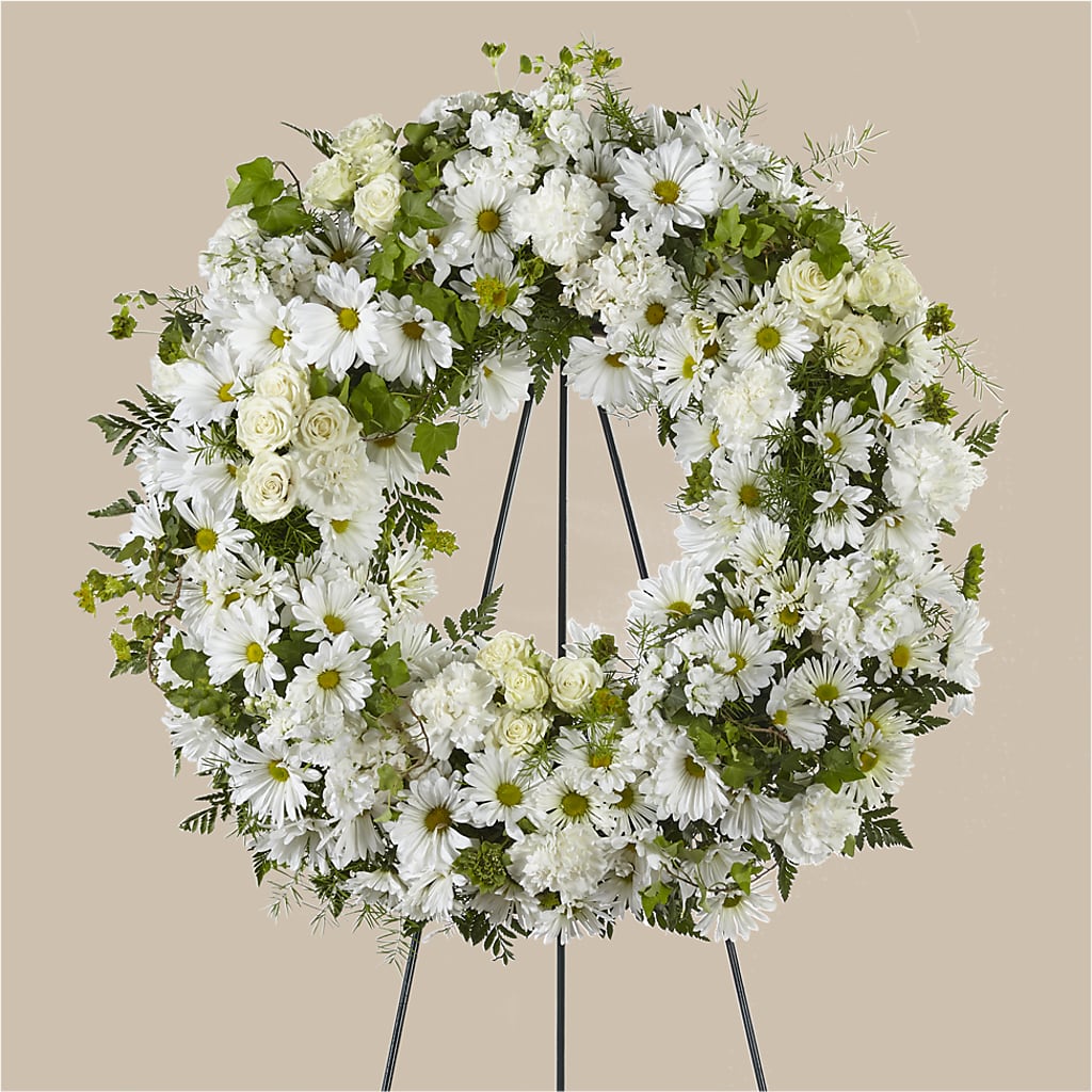 Faithful Wishes Wreath – C & D FLORAL LTD, Pincher Creek AB