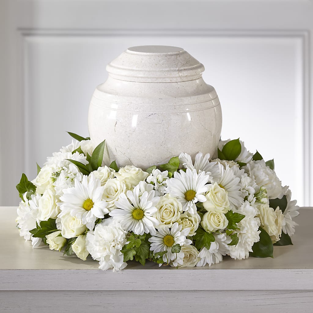 Ivory Gardens Cremation Adornment – C & D FLORAL LTD, Pincher Creek AB