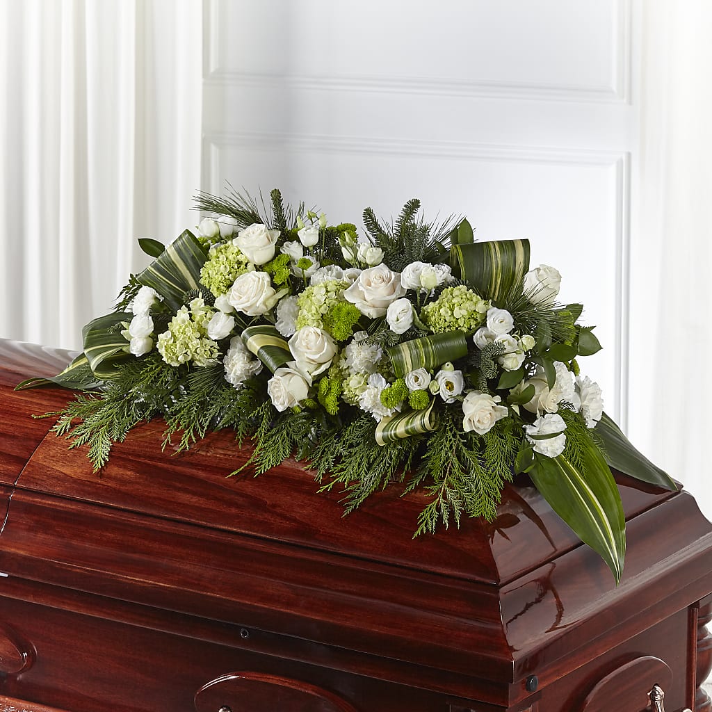 Hopeful Gesture Casket Spray – C & D FLORAL LTD, Pincher Creek AB