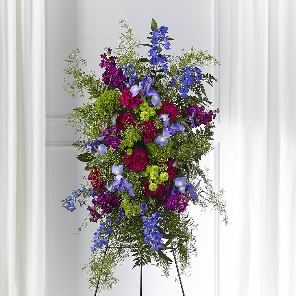 Heavenly Skies Standing Spray – C & D FLORAL LTD, Pincher Creek AB