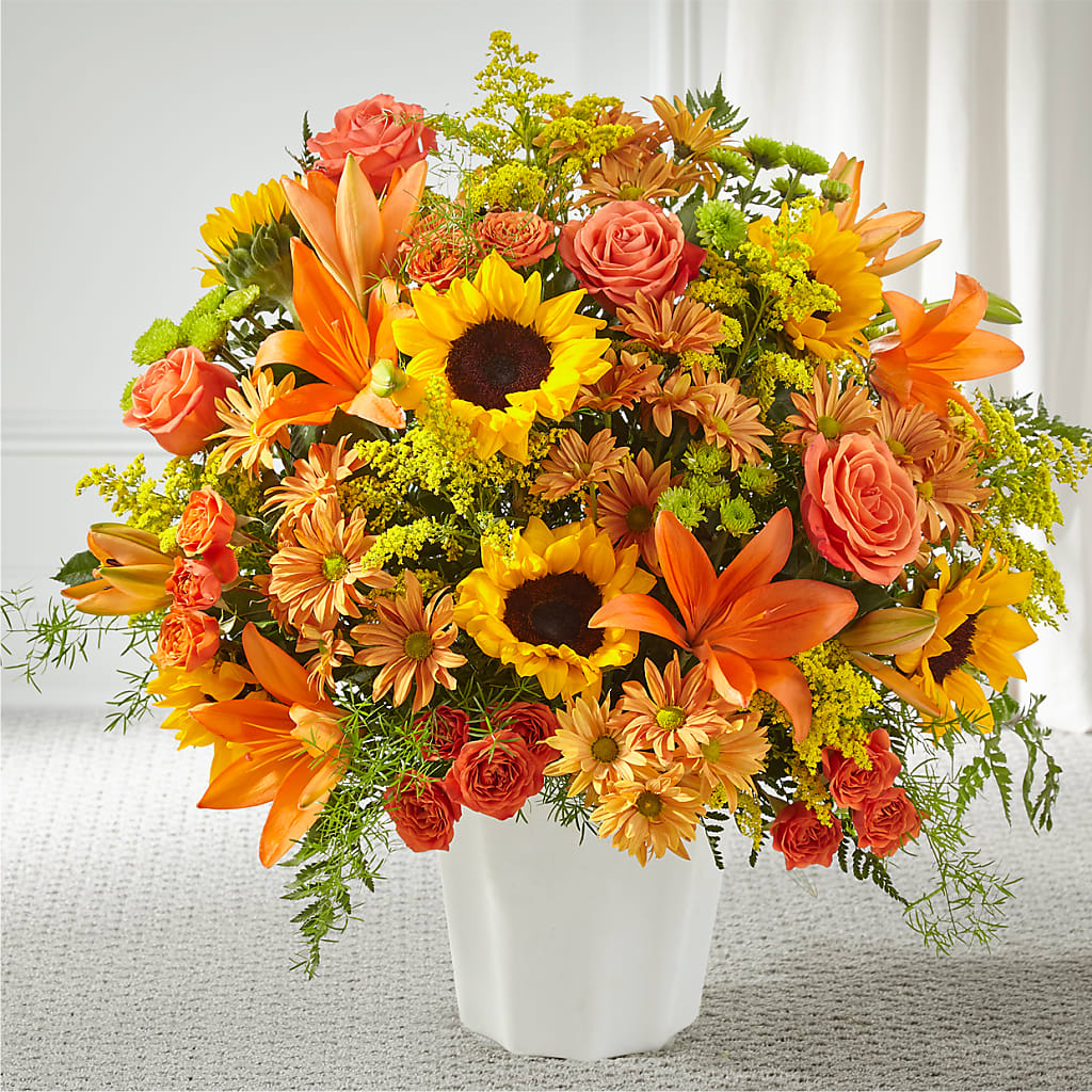 Harvest Thoughts Floor Basket – C & D FLORAL LTD, Pincher Creek AB