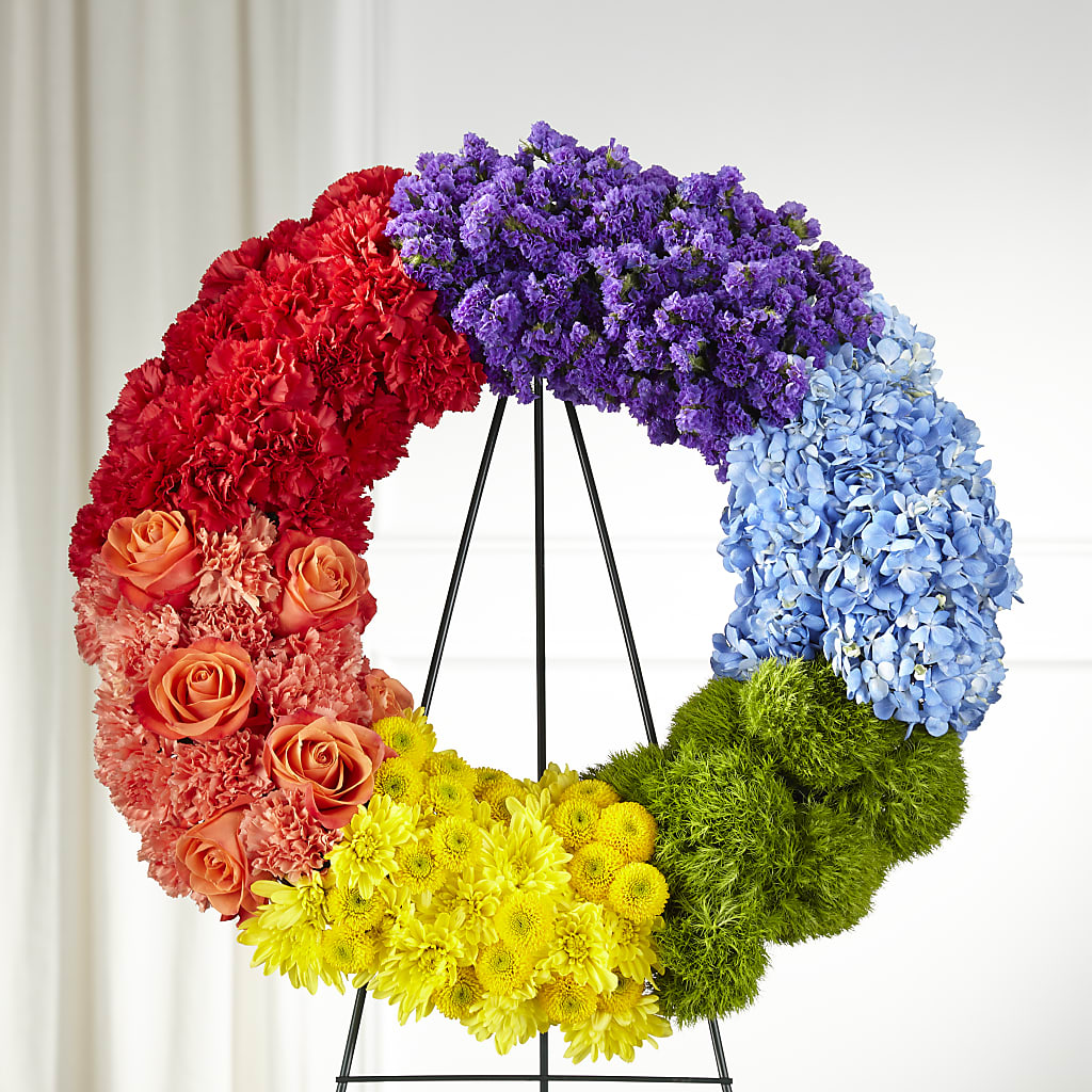 Circle of Love Wreath – C & D FLORAL LTD, Pincher Creek AB