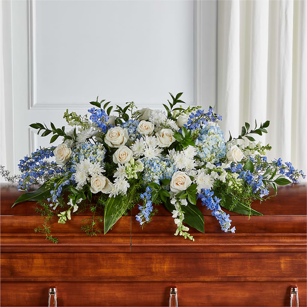 Timeless Essence Casket Spray – C & D FLORAL LTD, Pincher Creek AB