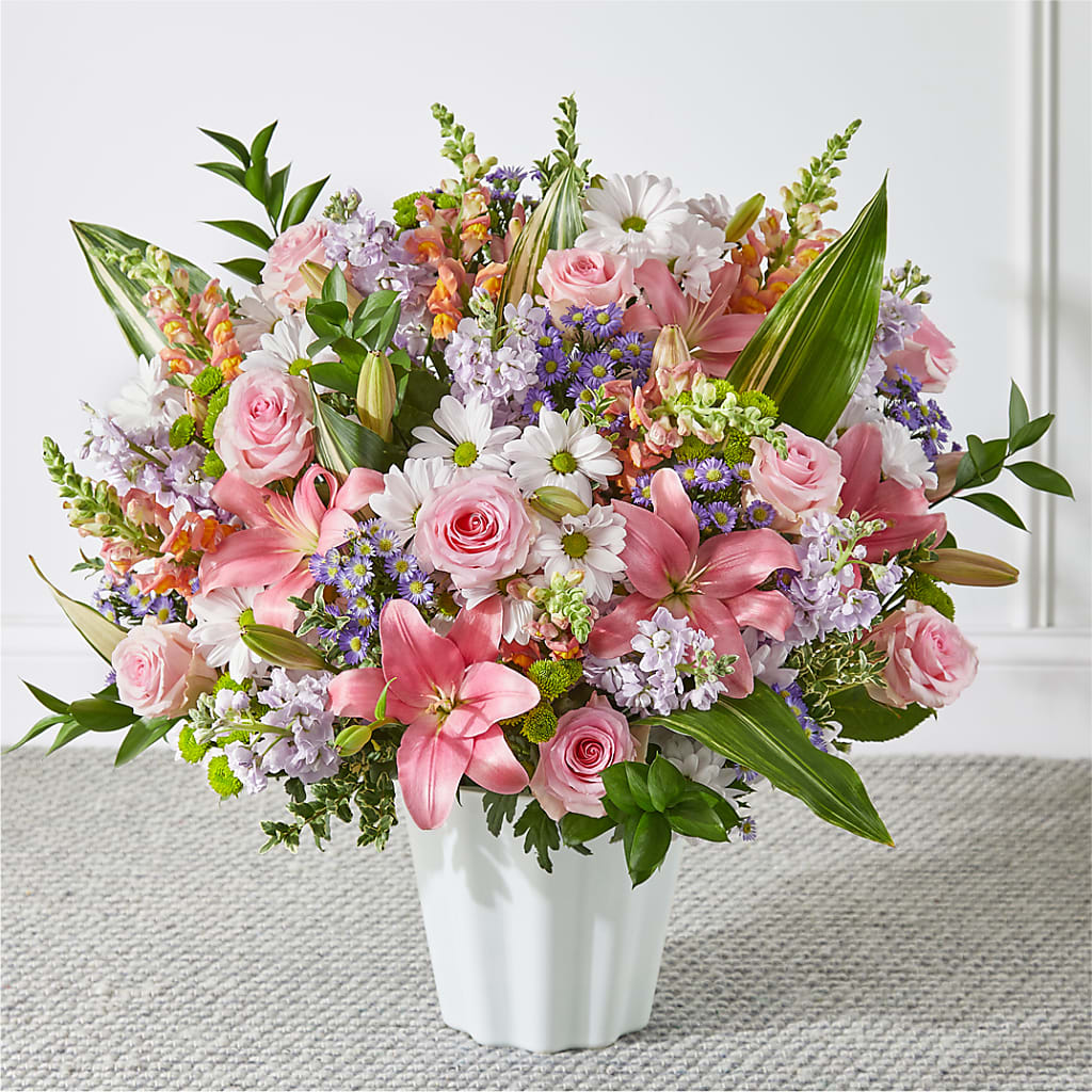 Abundant Compassion Floor Basket – C & D FLORAL LTD, Pincher Creek AB