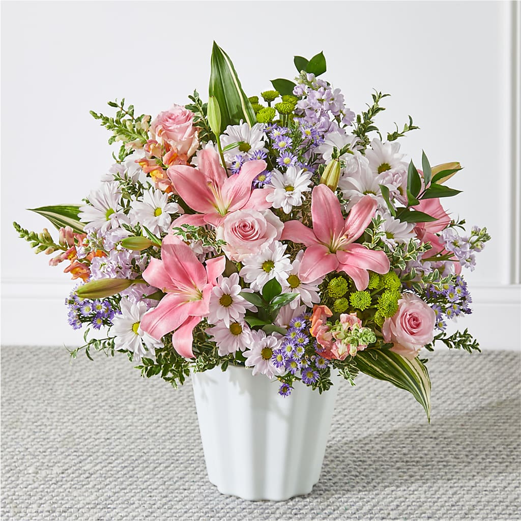 Abundant Compassion Floor Basket – C & D FLORAL LTD, Pincher Creek AB
