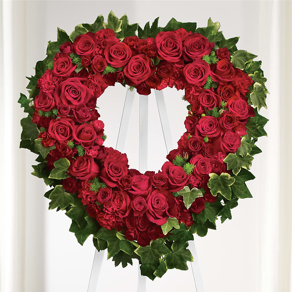 Wholehearted Standing Spray – C & D FLORAL LTD, Pincher Creek AB