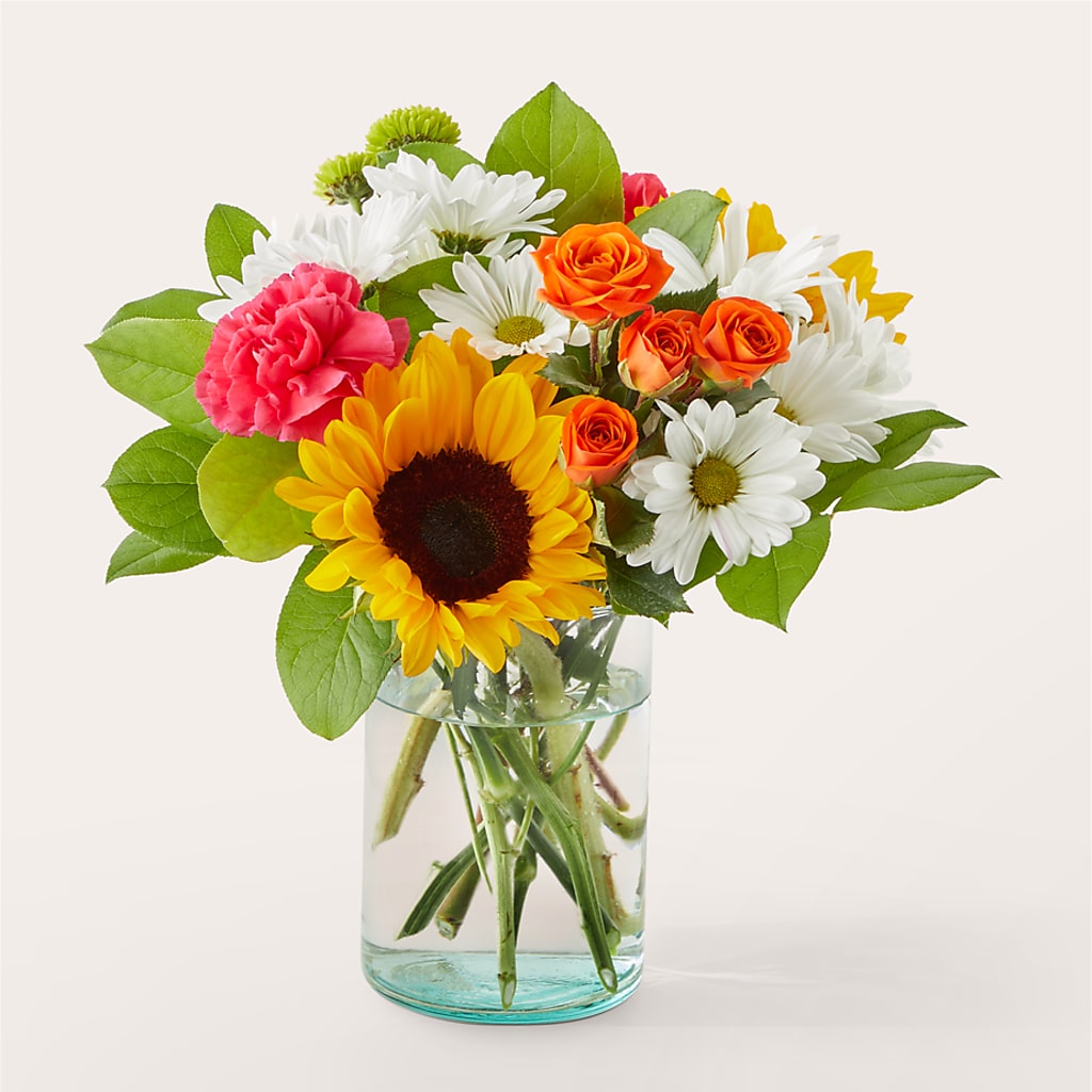 Sun-drenched Blooms Bouquet – C & D FLORAL LTD, Pincher Creek AB