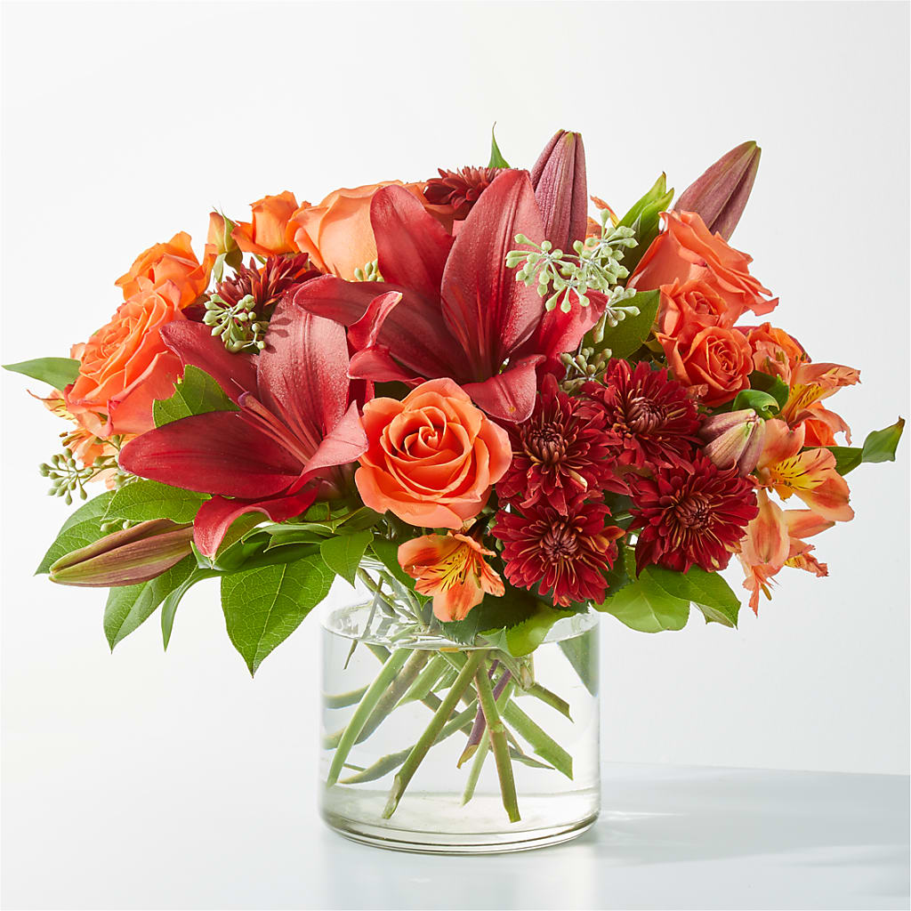 Crimson Leaves Bouquet – C & D FLORAL LTD, Pincher Creek AB