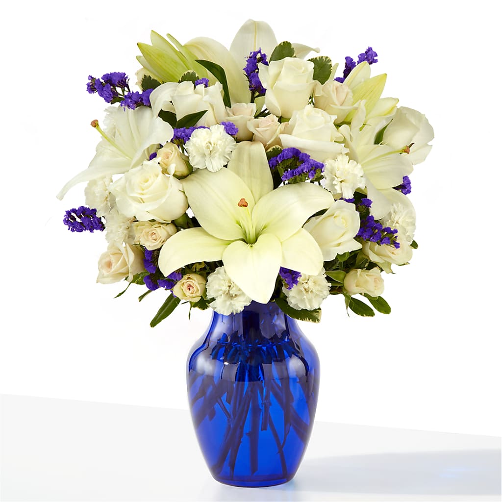 Sapphire Rush Bouquet – C & D FLORAL LTD, Pincher Creek AB