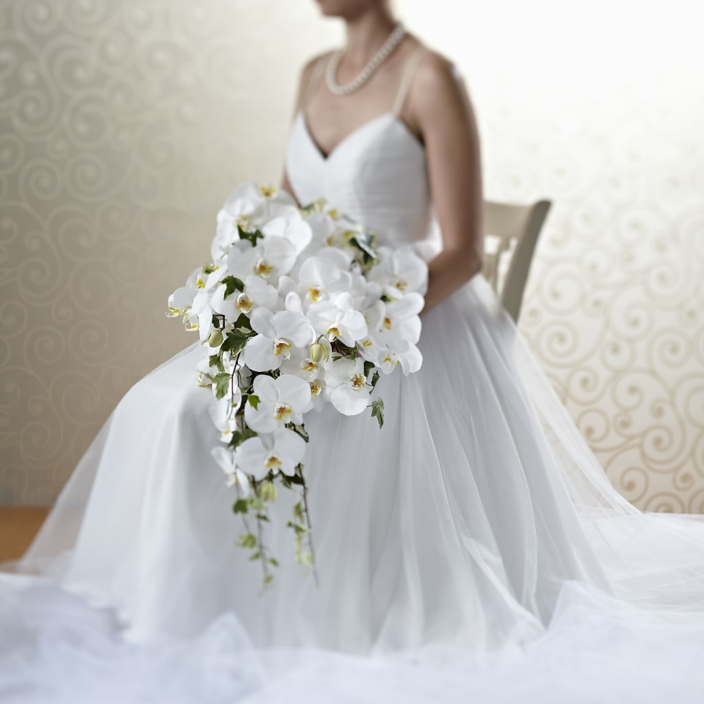 Classic White Bouquet – C & D FLORAL LTD, Pincher Creek AB