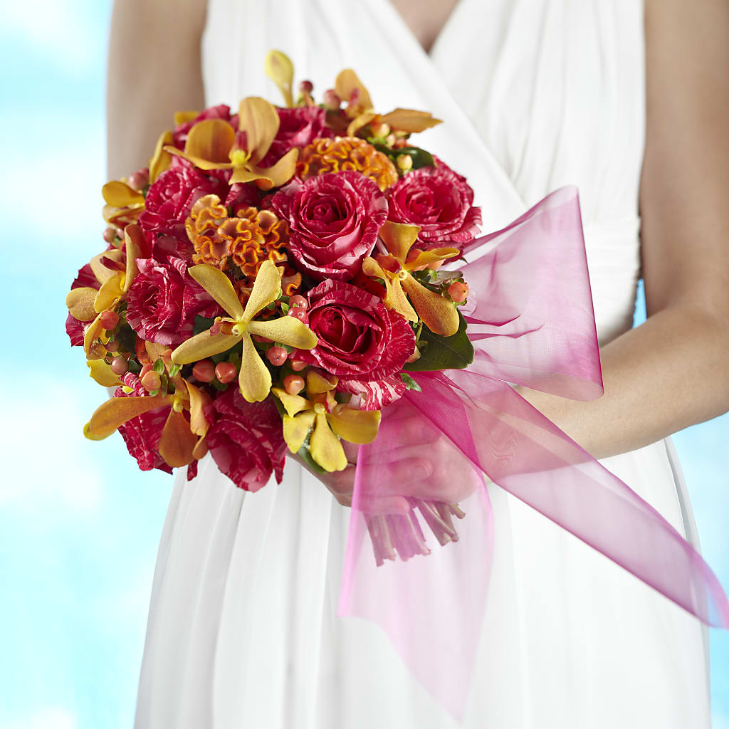 Brilliant Shades of Love Bouquet – C & D FLORAL LTD, Pincher Creek AB