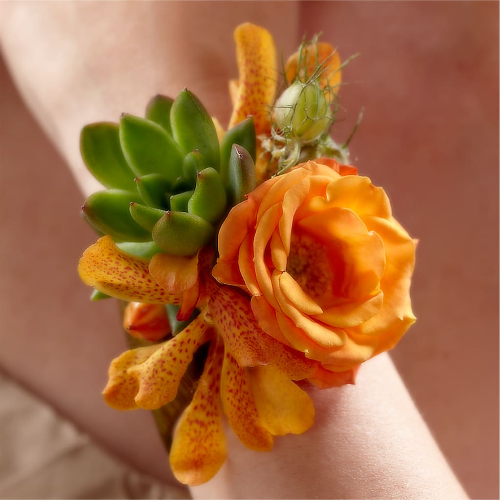 Irresistible Love Wrist Corsage – C & D FLORAL LTD, Pincher Creek AB