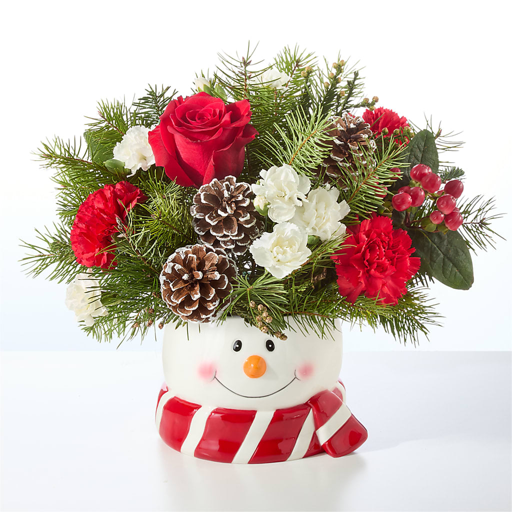 Jolly Snowman Bouquet – C & D FLORAL LTD, Pincher Creek AB