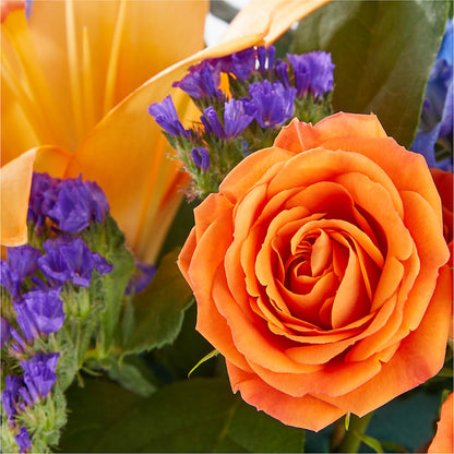 Radiant Citrus Box Bouquet – C & D FLORAL LTD, Pincher Creek AB