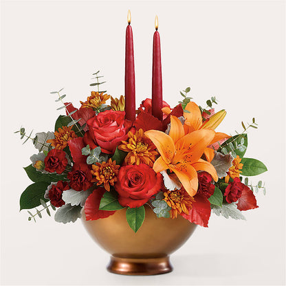 Fruits of Fall Centerpiece – C & D FLORAL LTD, Pincher Creek AB