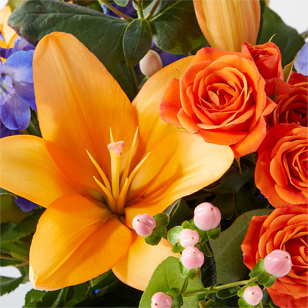 Radiant Citrus Bouquet – C & D FLORAL LTD, Pincher Creek AB