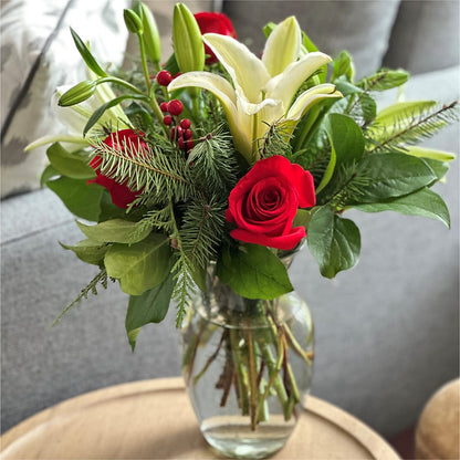 Sparkling Snowflakes Bouquet – C & D FLORAL LTD, Pincher Creek AB