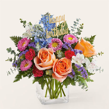 Birthday Bash Bouquet – C & D FLORAL LTD, Pincher Creek AB
