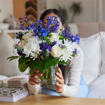 Cerulean Waves Bouquet – C & D FLORAL LTD, Pincher Creek AB