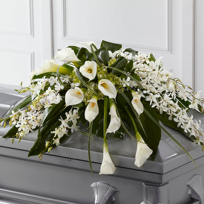 Angel Wings Casket Spray – C & D FLORAL LTD, Pincher Creek AB