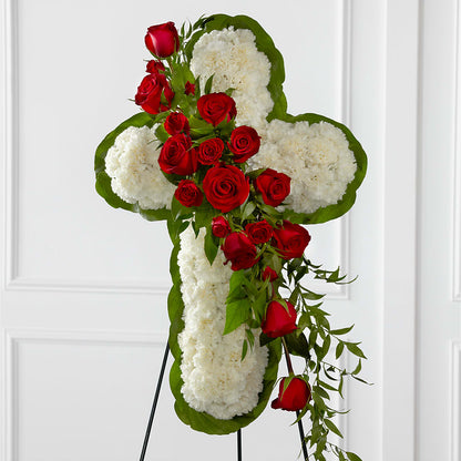 Floral Cross Easel – C & D FLORAL LTD, Pincher Creek AB