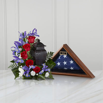 Patriotic Tribute Arrangement – C & D FLORAL LTD, Pincher Creek AB