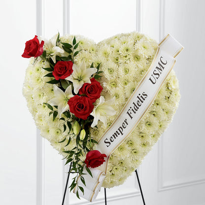 Heartfelt Hero Standing Heart – C & D FLORAL LTD, Pincher Creek AB