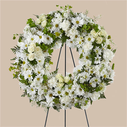 Faithful Wishes Wreath – C & D FLORAL LTD, Pincher Creek AB