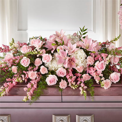 Life & Remembrance Casket Spray – C & D FLORAL LTD, Pincher Creek AB