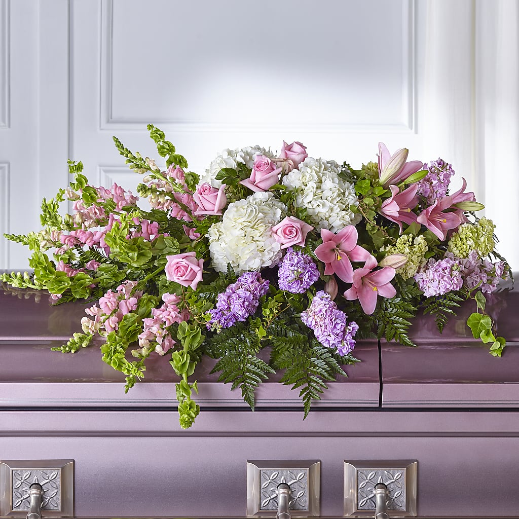 Life's Gratitude Casket Spray – C & D FLORAL LTD, Pincher Creek AB
