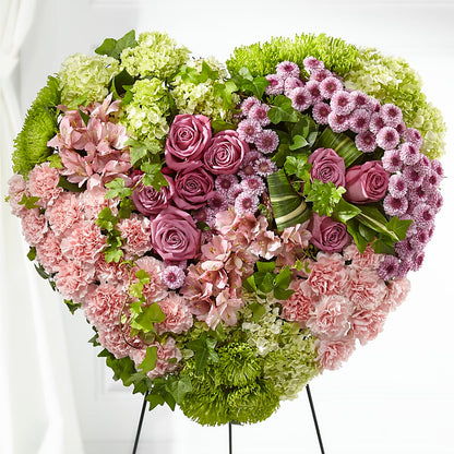 Heartwarming Standing Heart – C & D FLORAL LTD, Pincher Creek AB