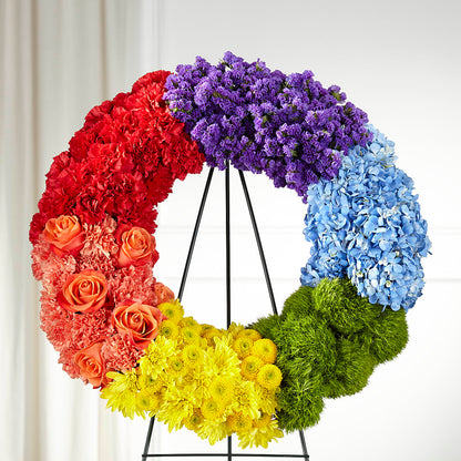 Circle of Love Wreath – C & D FLORAL LTD, Pincher Creek AB