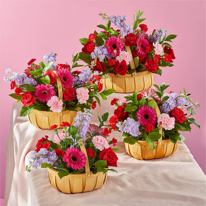 Pink Picnic Basket – C & D FLORAL LTD, Pincher Creek AB