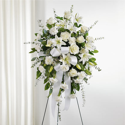 With Care Standing Spray – C & D FLORAL LTD, Pincher Creek AB