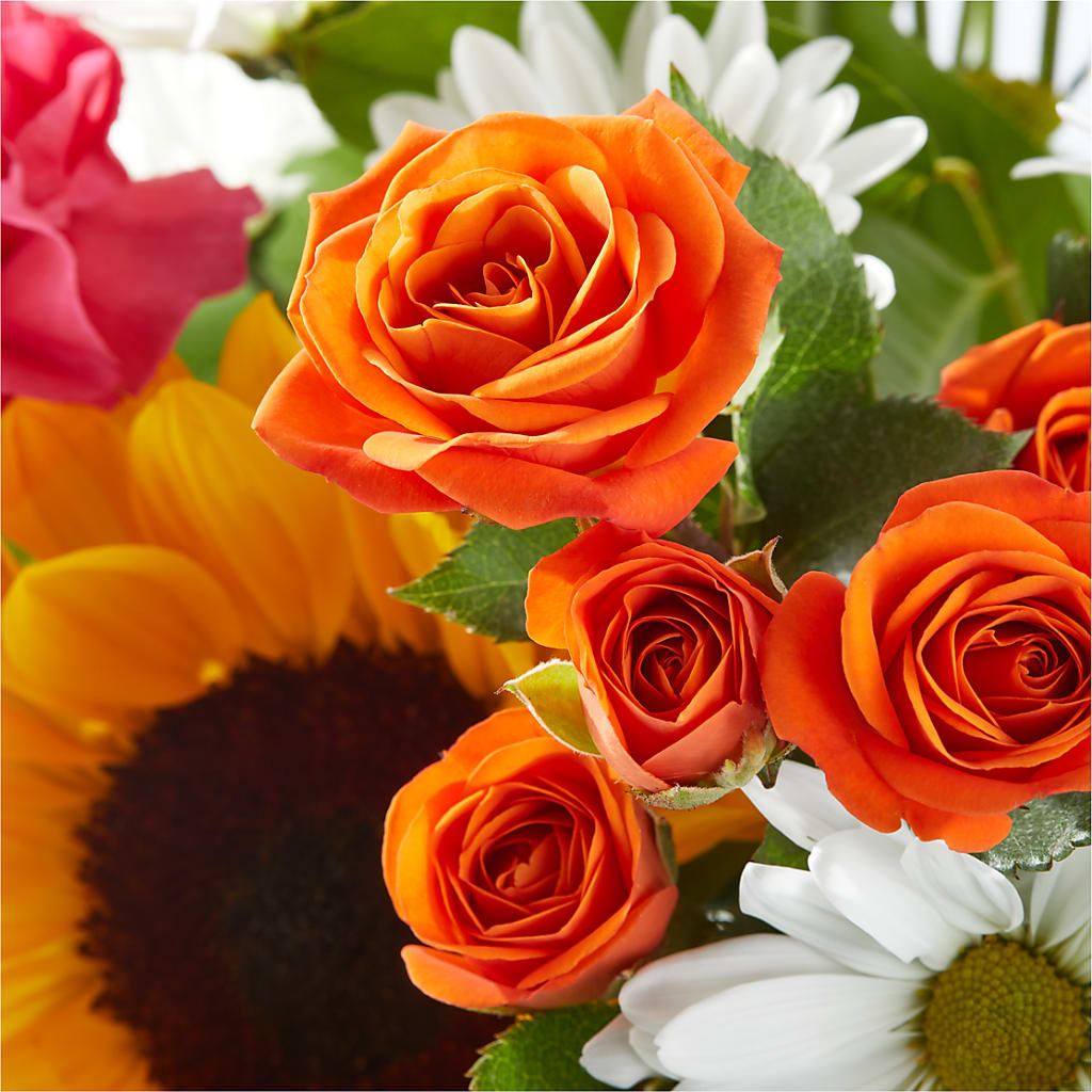 Sun-drenched Blooms Bouquet – C & D FLORAL LTD, Pincher Creek AB