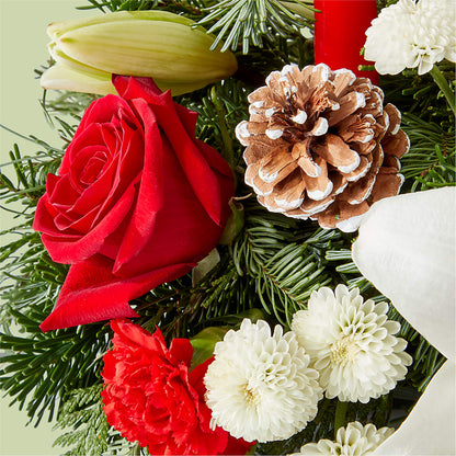 Seasonal Festivities Centerpiece – C & D FLORAL LTD, Pincher Creek AB