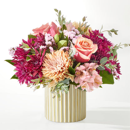 Berry Cobbler Bouquet with Ivory Vase – C & D FLORAL LTD, Pincher Creek AB