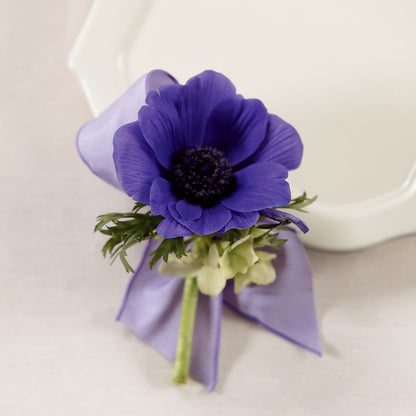 Purple Passion Boutonniere – C & D FLORAL LTD, Pincher Creek AB